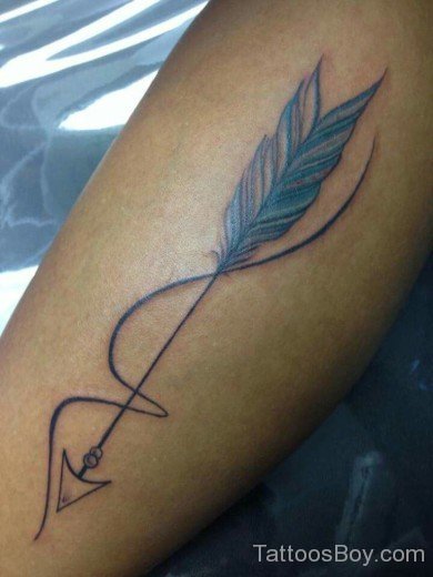 Arrow Feather Tattoo-TB1002
