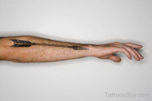 Arrow Tattoo On Arm-TB0102