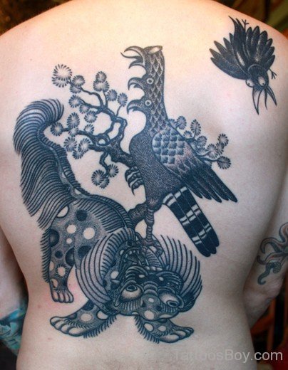 Attractive Back Tattoo-TB1001