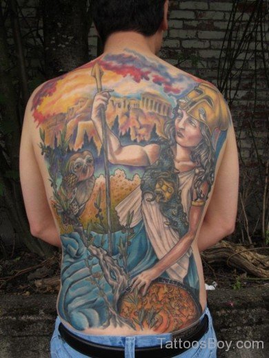 Attractive Back Tattoo-TB103