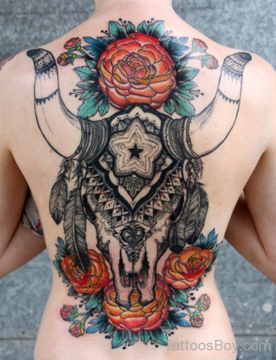 Attractive Back Tattoo-TB103