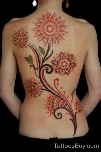 Attractive Back Tattoo