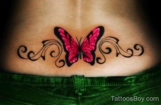Attractive Butterfly Tattoo-TB103