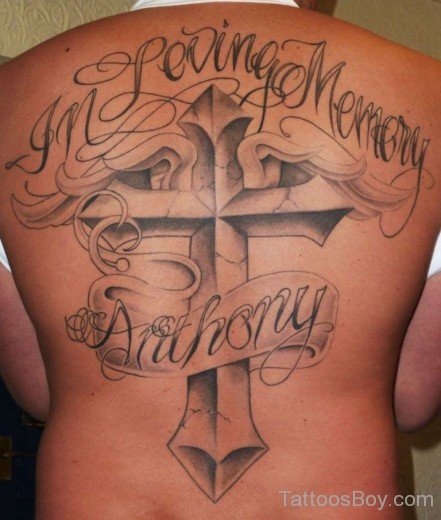 Attractive Cross Tattoo Design-TB1012