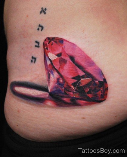 Attractive Diamond Tattoo Design-TB1004