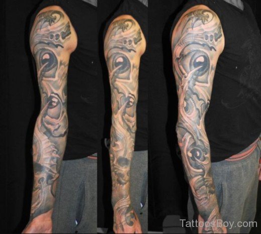 Attractive Full Sleeve Tattoo-TB110