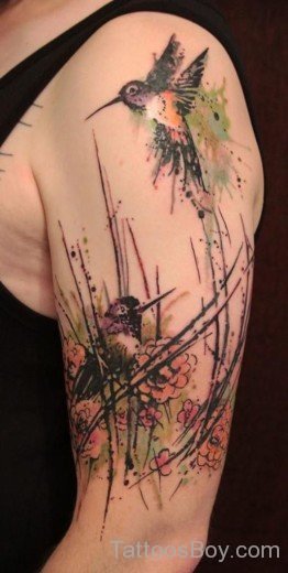 Awesome Hummingbird Tattoo-TB1002