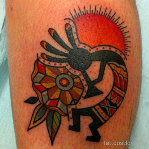 Attractive Kokopelli Tattoo-TB102