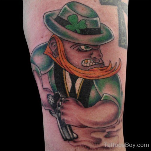 Attractive Leprechaun Tattoo-TB12003