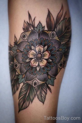 Attractive Mandala FlowerTattoo-TB1001