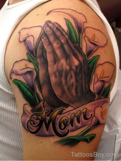 Attractive Praying Hands Tattoo-TB1014