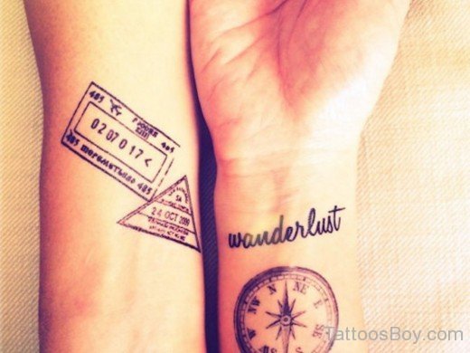 Attractive Wrist Tattoo-TB1005