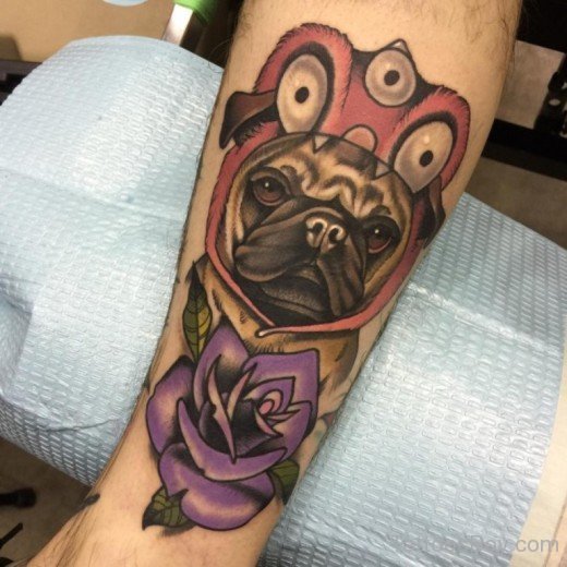 Attractive dog Tattoo-TB1006