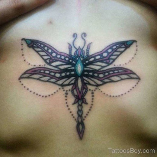 Attrcative Dragonfly Tattoo-Tb1203