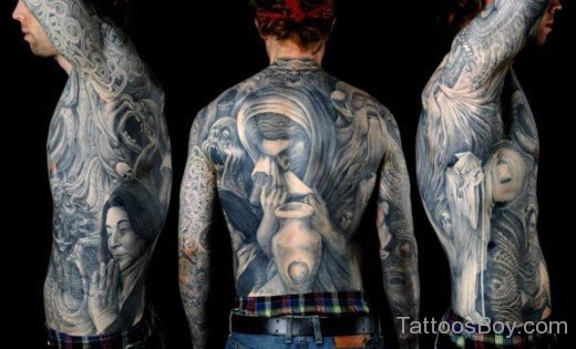 Awesome Back Tattoo-TB104