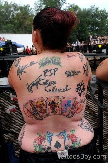 Awesome Back Tattoo-TB1202