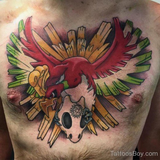 Wonderful Chest Tattoo-TB1005