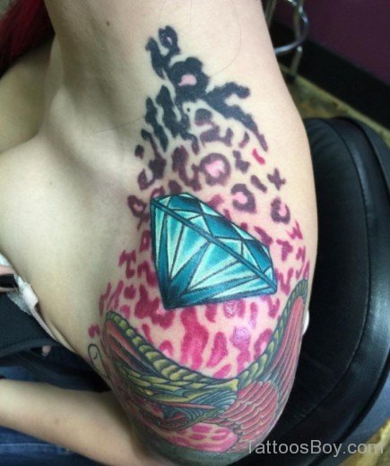 Beautiful Diamond Tattoo Design-TB1007
