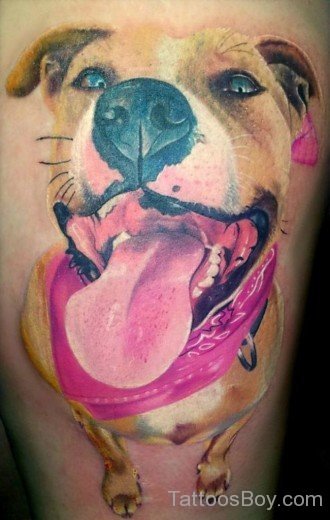 Awesome Dog Tattoo Design-TB1007