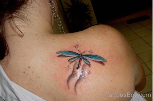 Awesome Dragonfly Tattoo Design-Tb1206