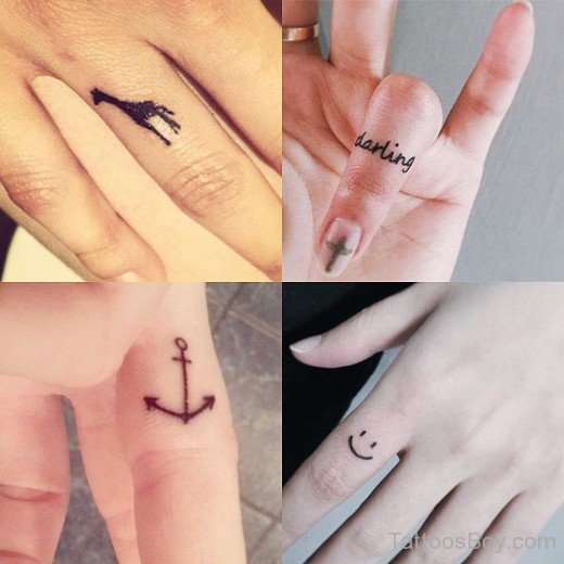 Awesome Finger Tattoo-AWl1010