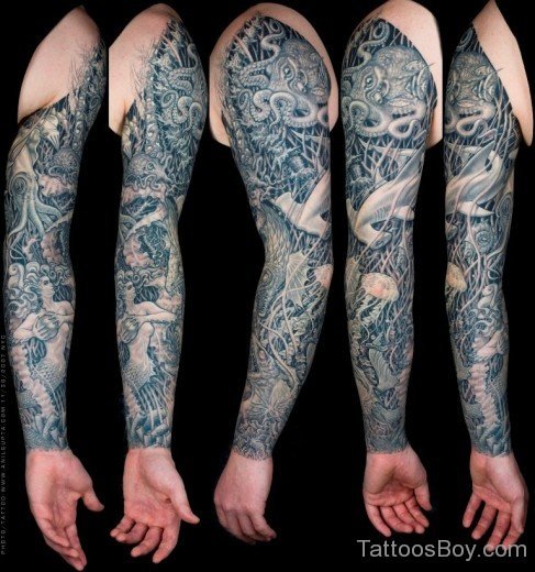 Awesome Full Sleeve Tattoo-TB101