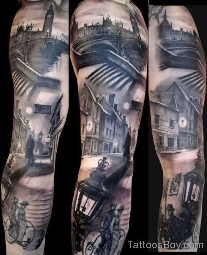 Awesome Full Sleeve Tattoo-TB113