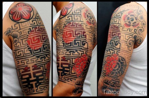 Awesome Half Sleeve Tattoo-TB1004
