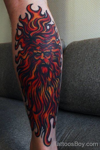 Awesome Leg Tattoo-TB107