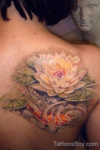 Awesome Lotus Flower Tattoo-TB1007