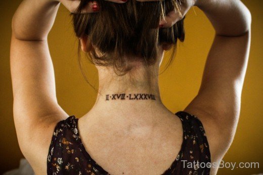 Awesome Nape Tattoo-TB1021