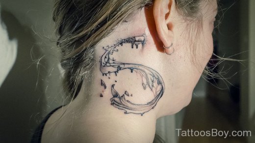 Awesome Neck Tattoo-TB1008
