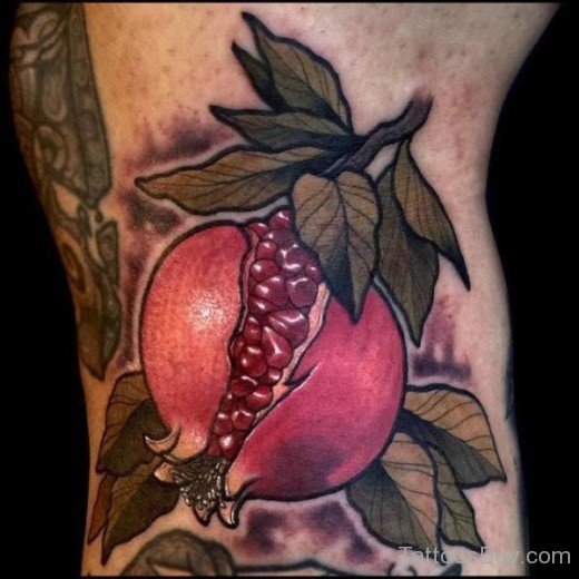 Awesome Pomegranate Tattoo-TB103