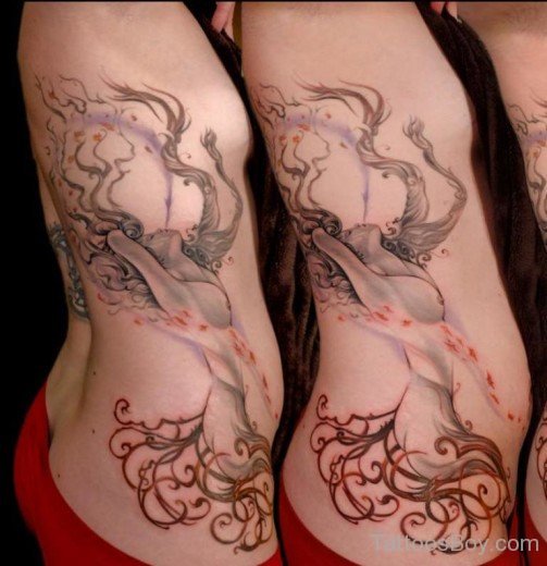 Awesome Rib Tattoo-TB107