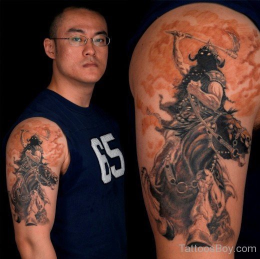 Awesome Shoulder Tattoo-TB102