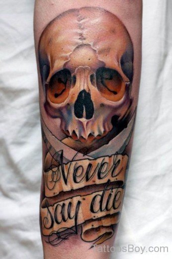 Awesome  Skull Tattoo Design-TB1203