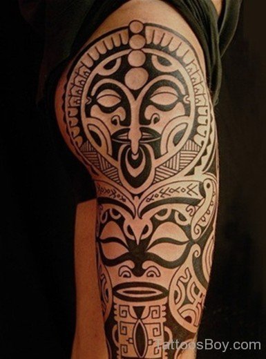 Awesome Thigh Tattoo-TB109