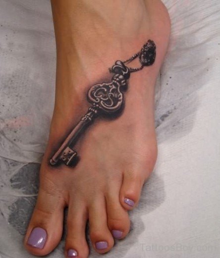 Beautiful Key Tattoo 