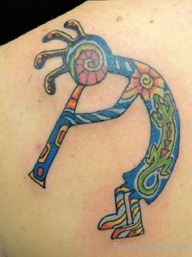 Beautiful Kokopelli Tattoo-TB111