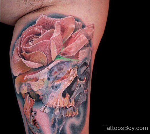 Beautiful Skull Tattoo-TB111