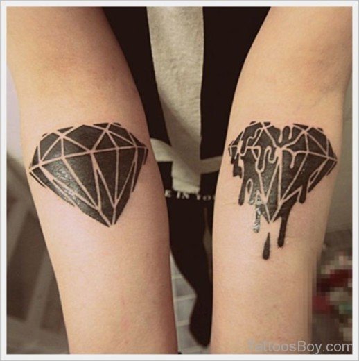 Best Diamond Tattoo Design 1-TB1014