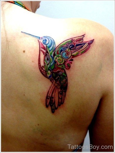 Beautiful  Hummingbird Tattoo-TB1018