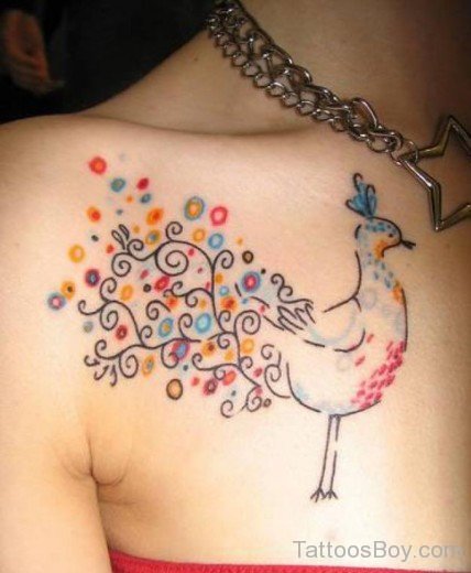 Bird Tattoo On Chest-TB1029