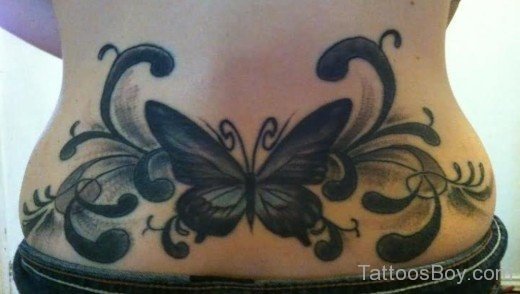 Black Butterfly Tattoo-TB0105