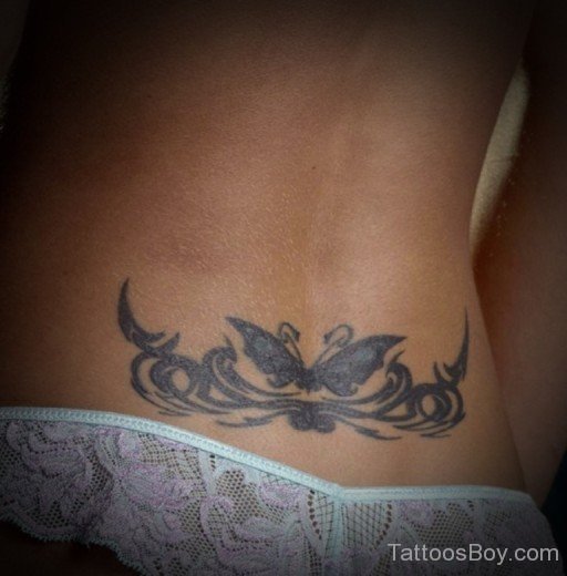 Black Butterfly Tattoo-TB114