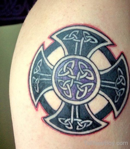 Black Celtic knot Tattoo-TB1010