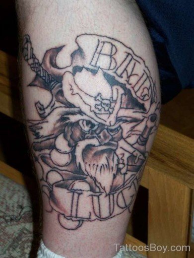 Black Leprechaun Tattoo-TB12011