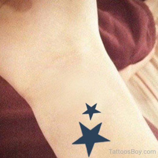 Black Star Tattoo Design-Tb107