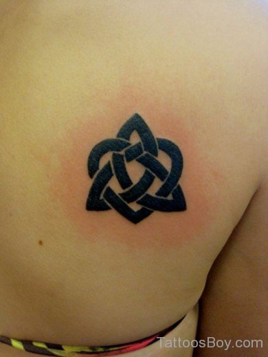 Black knot Tattoo On Back-TB1016