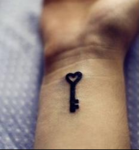 Black Key Tattoo-TB1018